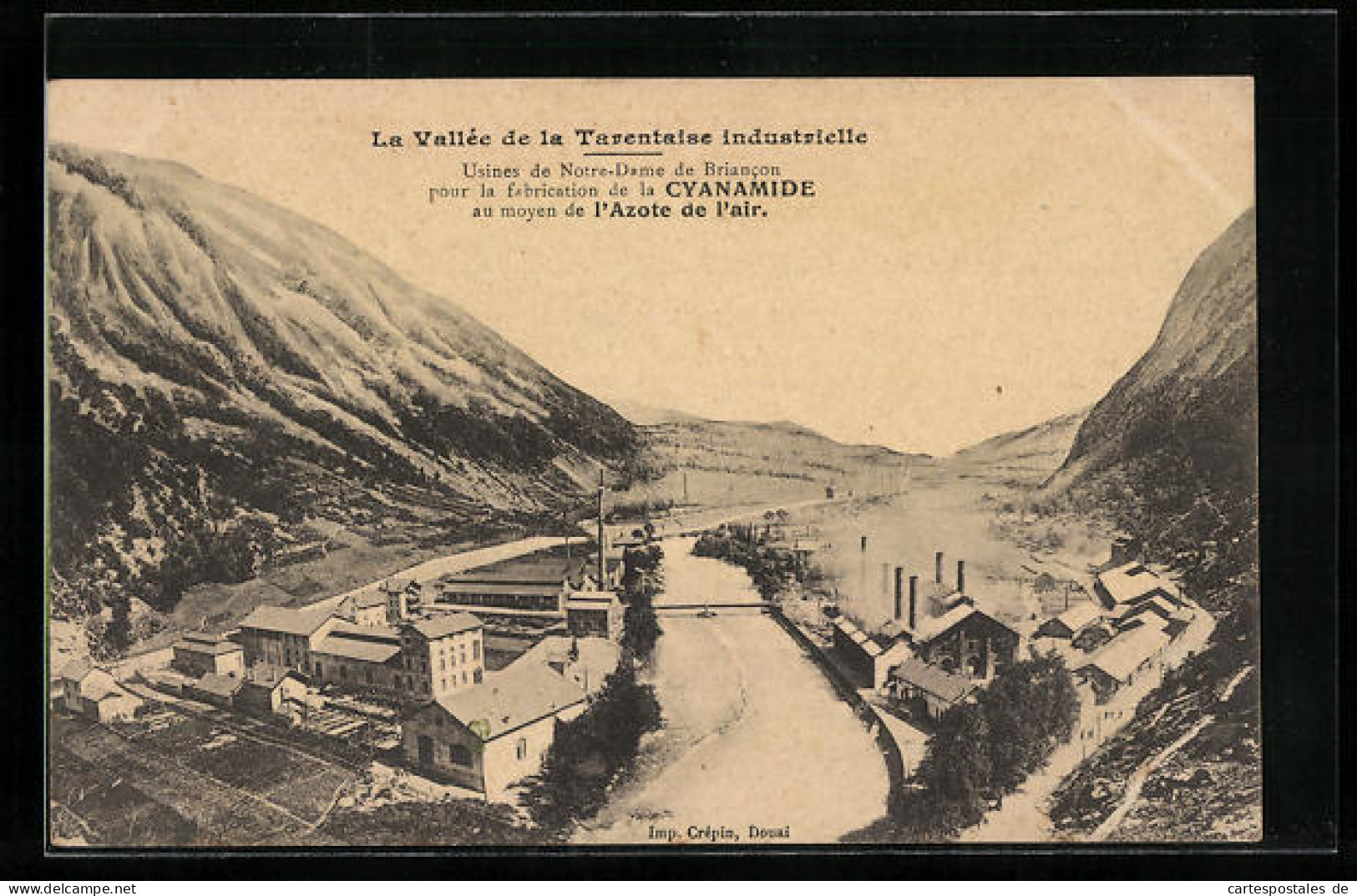 CPA Notre-Dame De Briancon, Usines Pour Le Fabrication De La Cyanamide  - Other & Unclassified