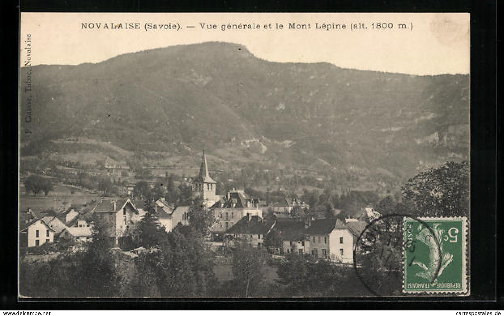CPA Novalaise, Vue Generale Et Le Mont Lépine  - Other & Unclassified