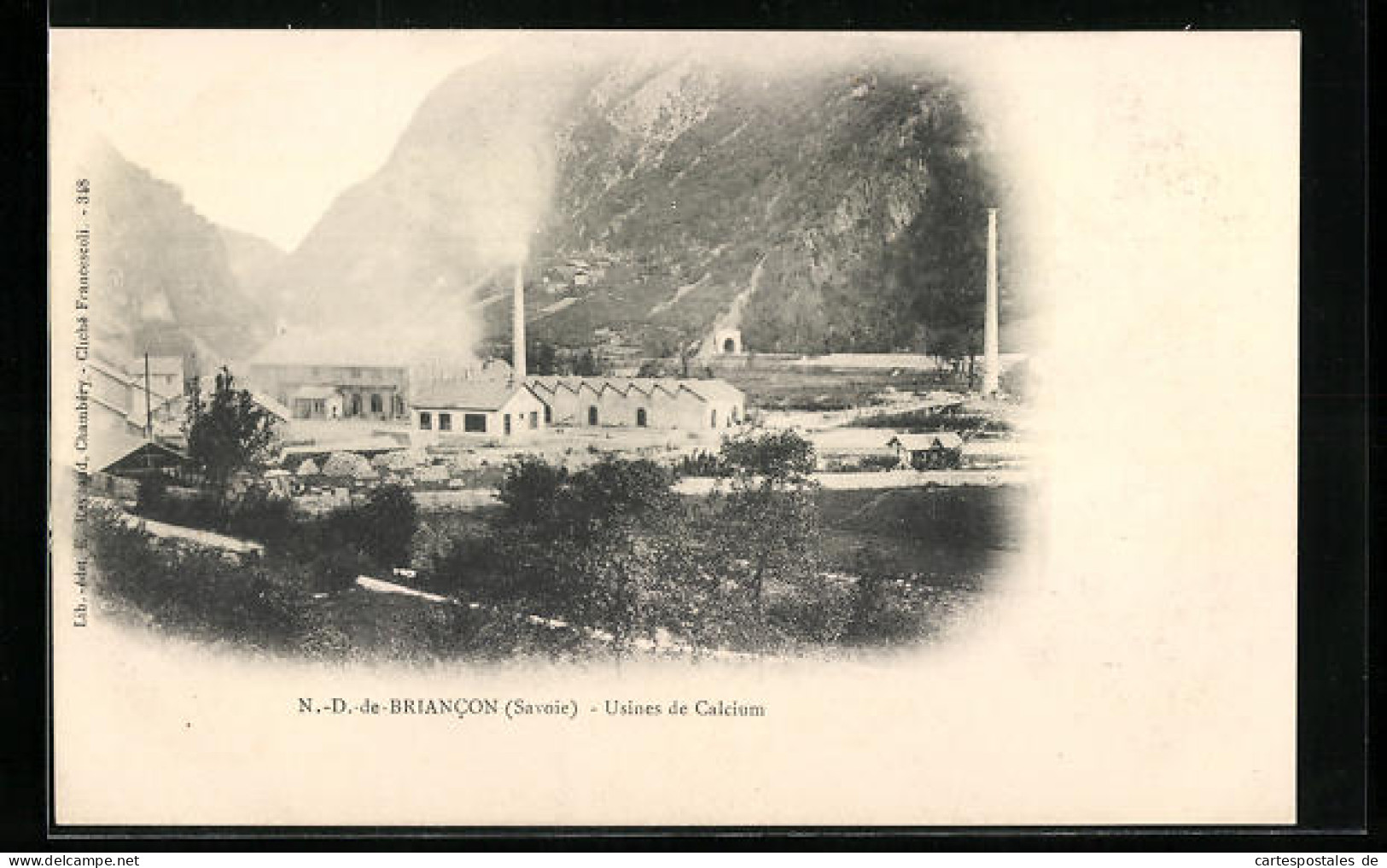 CPA Notre-Dame De Briancon, Usines De Calcium  - Other & Unclassified