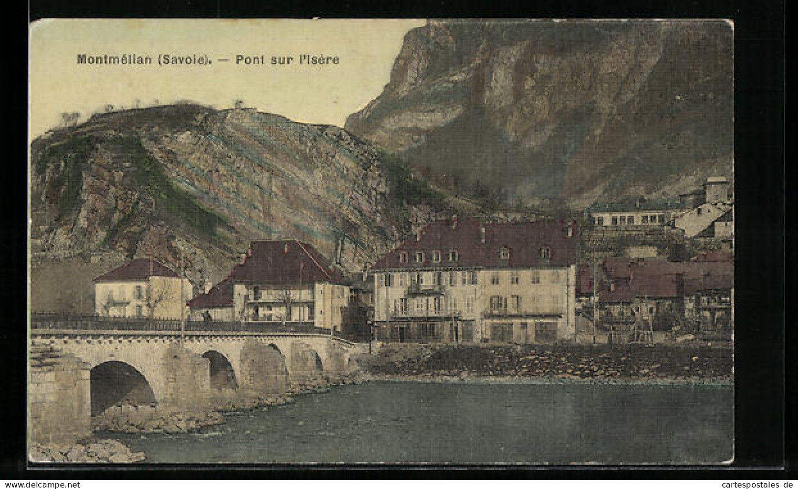 CPA Montmélian, Pont Sur L`Isère  - Other & Unclassified