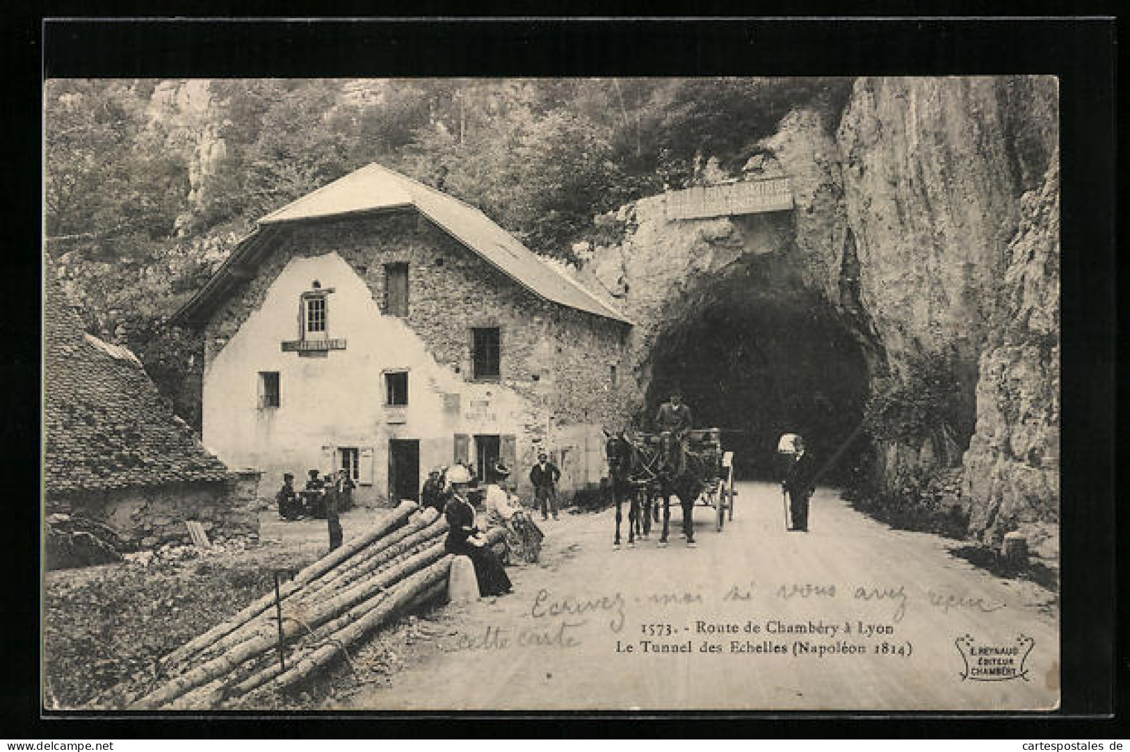 CPA Les Échelles, Le Tunnel Des Échelles  - Other & Unclassified