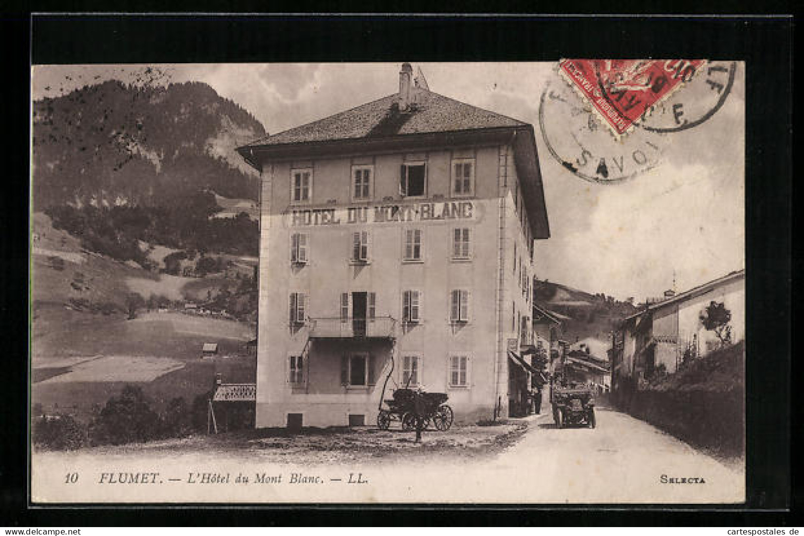 CPA Flumet, L`Hotel Du Mont Blanc  - Other & Unclassified