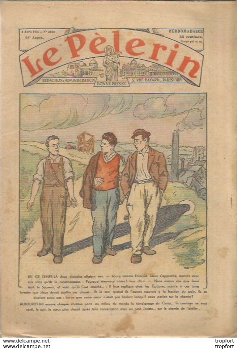 P1 / Old Newspaper Journal Ancien 1937 / EMMAUS / Herbe à Nicot NICOTINE / Montpellier / GUIGNOL Bd - 1950 - Oggi