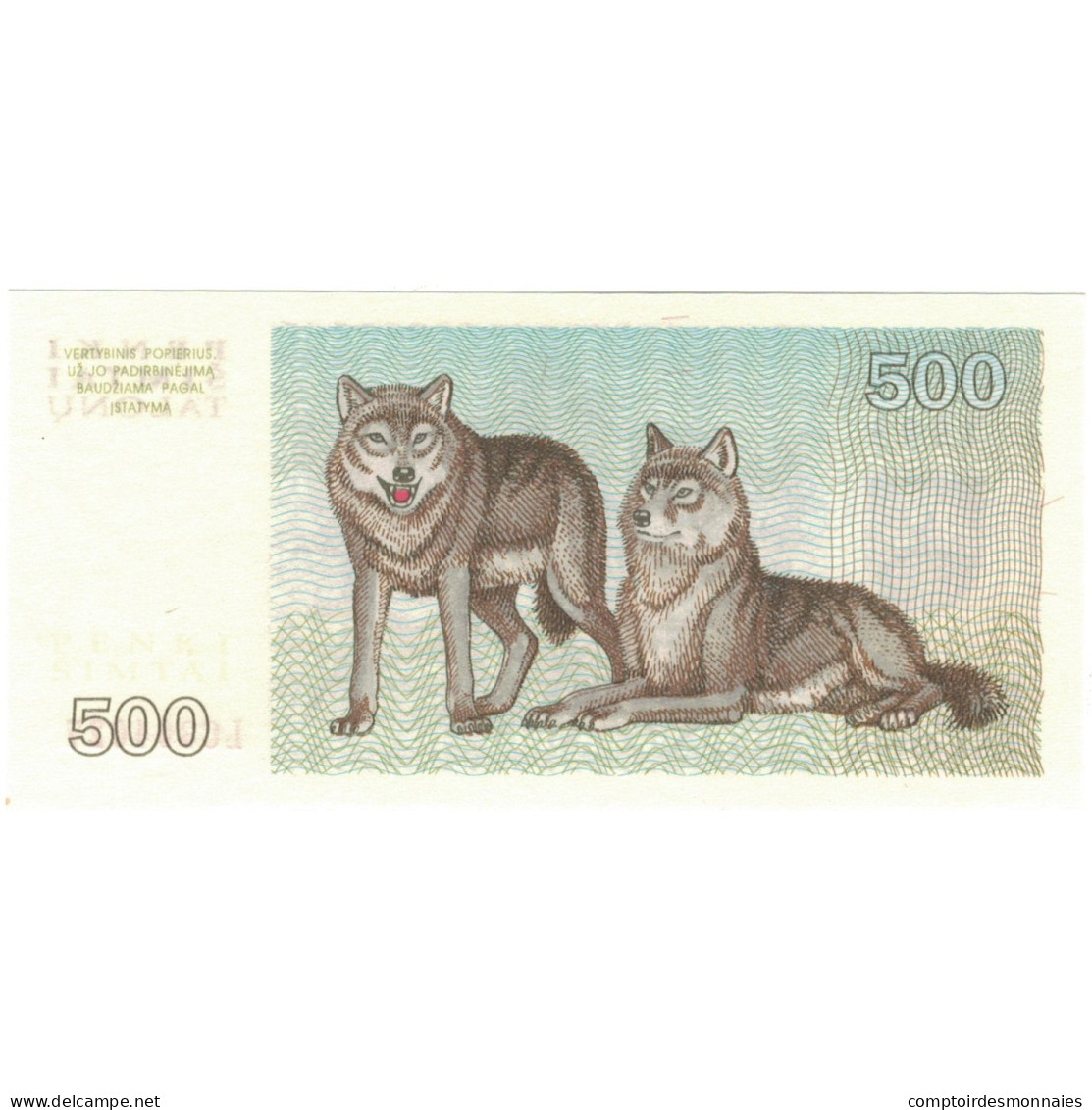 Billet, Lithuania, 500 Talonu, 1993, Undated, KM:46, NEUF - Litouwen