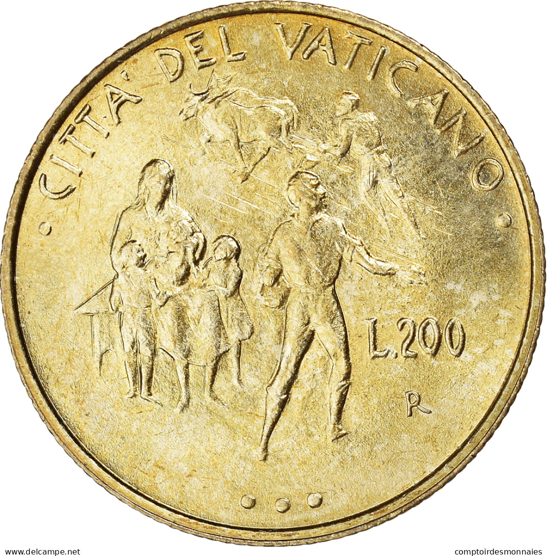 Monnaie, Cité Du Vatican, John Paul II, 200 Lire, 1995, Roma, FDC - Vaticano