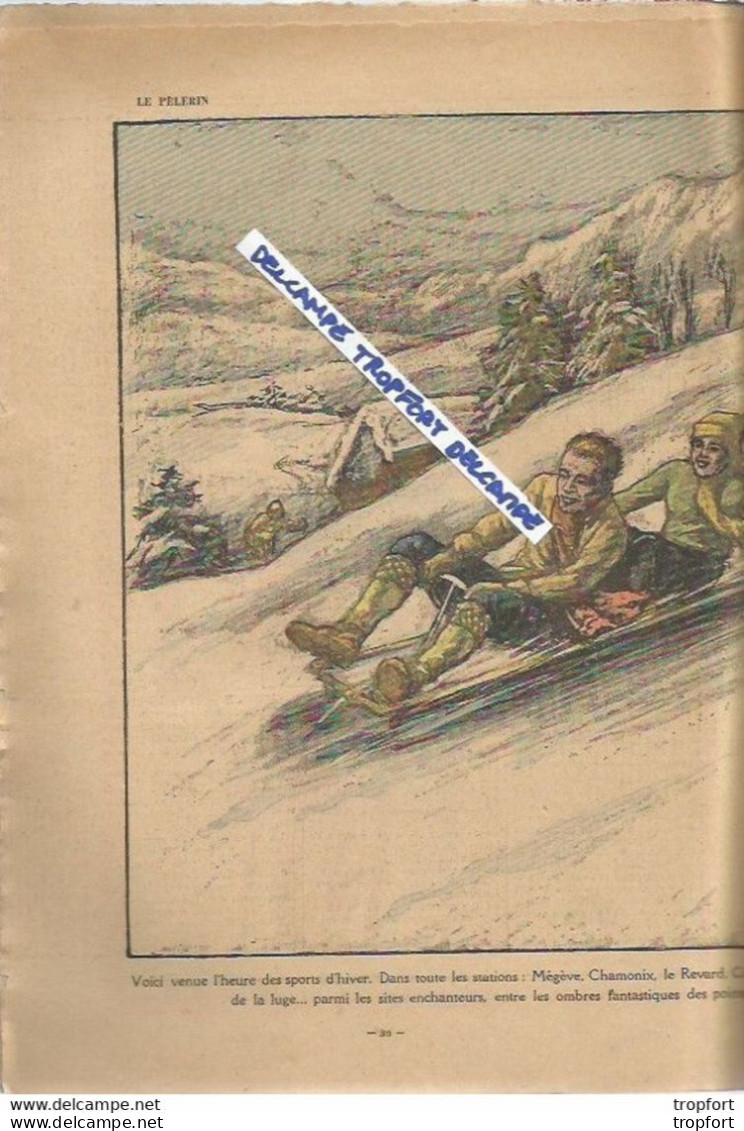 P1 / Old Newspaper Alte Zeitung Journal Ancien 1936 / Ski Adolf HITLER Gendarme BD Le REVARD Clusaz Bobsleigh - 1950 - Heute