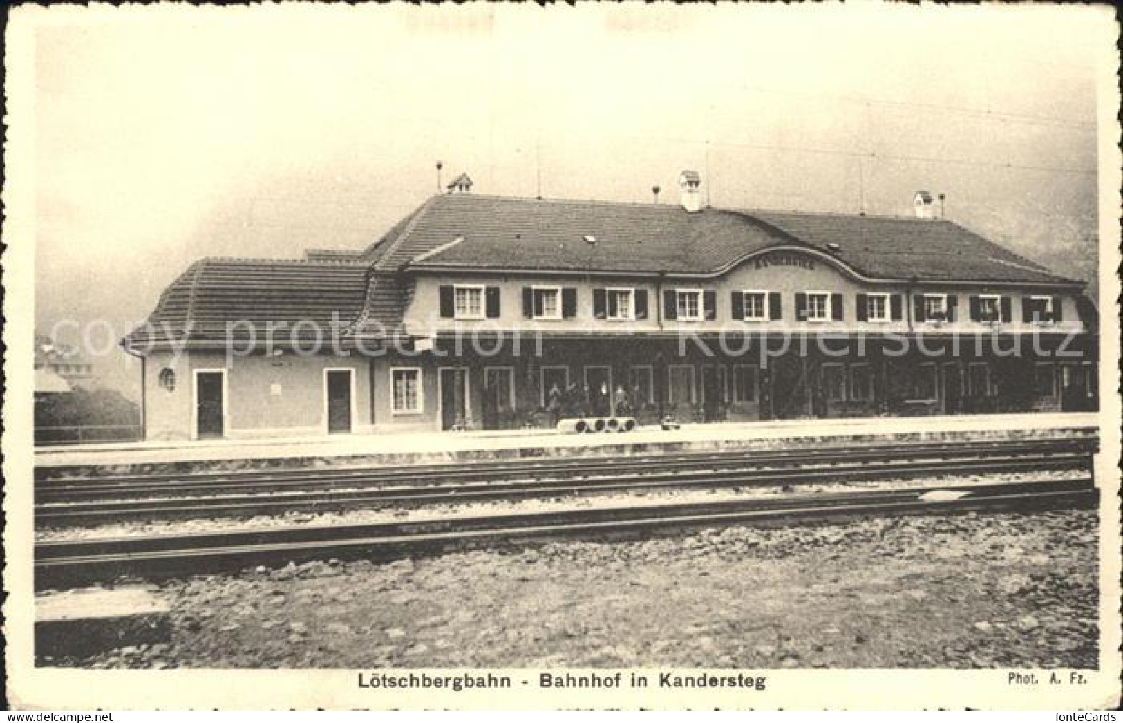 12055573 Kandersteg BE Bahnhof Der Loetschbergbahn Kandersteg BE - Other & Unclassified