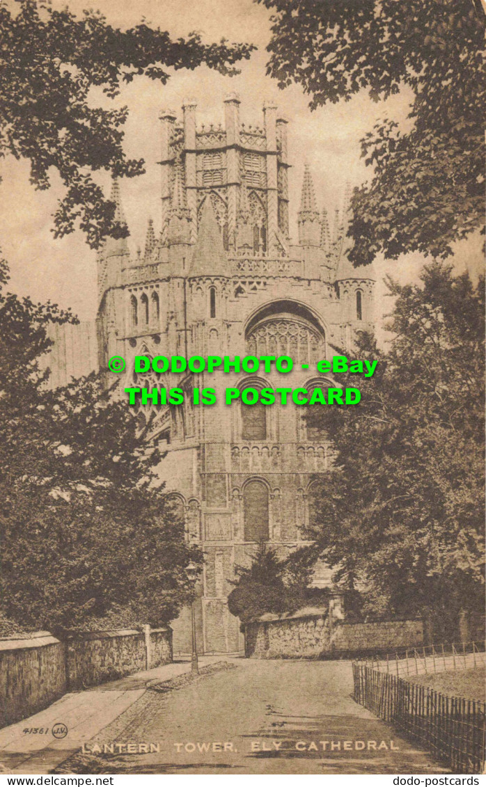R557093 Ely Cathedral. Lantern Tower. Valentine. Carbotype Series - Monde