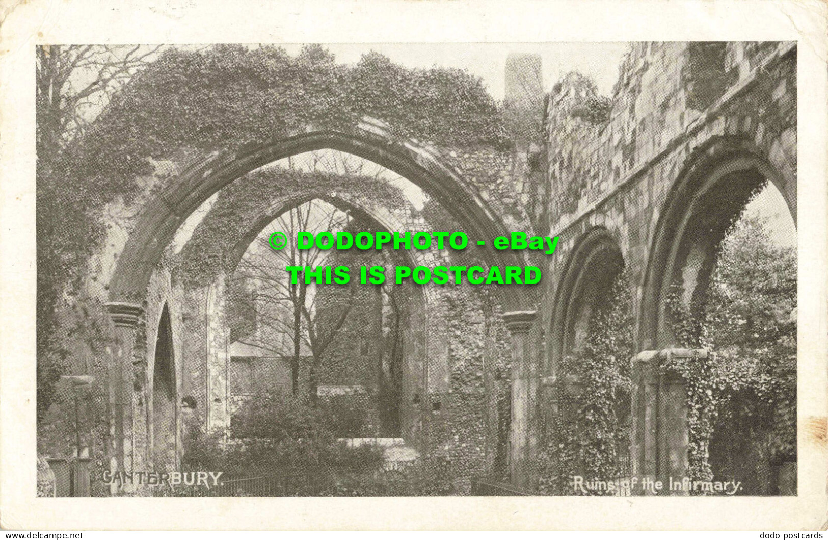 R556761 Canterbury. Ruins Of Infirmary. Wellington Series. G. And P. 1904 - Monde