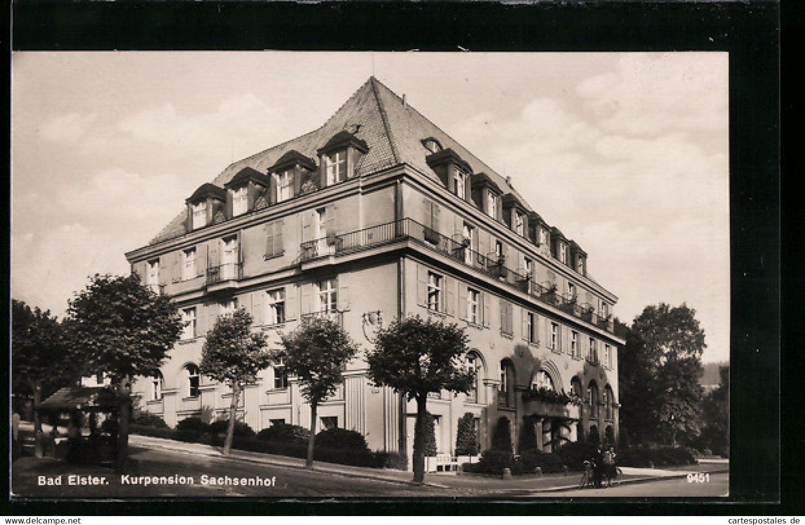 AK Bad Elster, Hotel Und Kurpension Sachsenhof  - Bad Elster