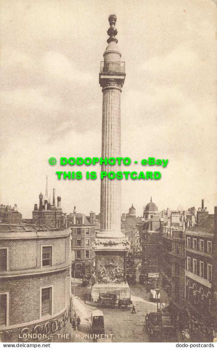 R557755 London. The Monument. The London Stereoscopic. Lesco Series - Andere & Zonder Classificatie