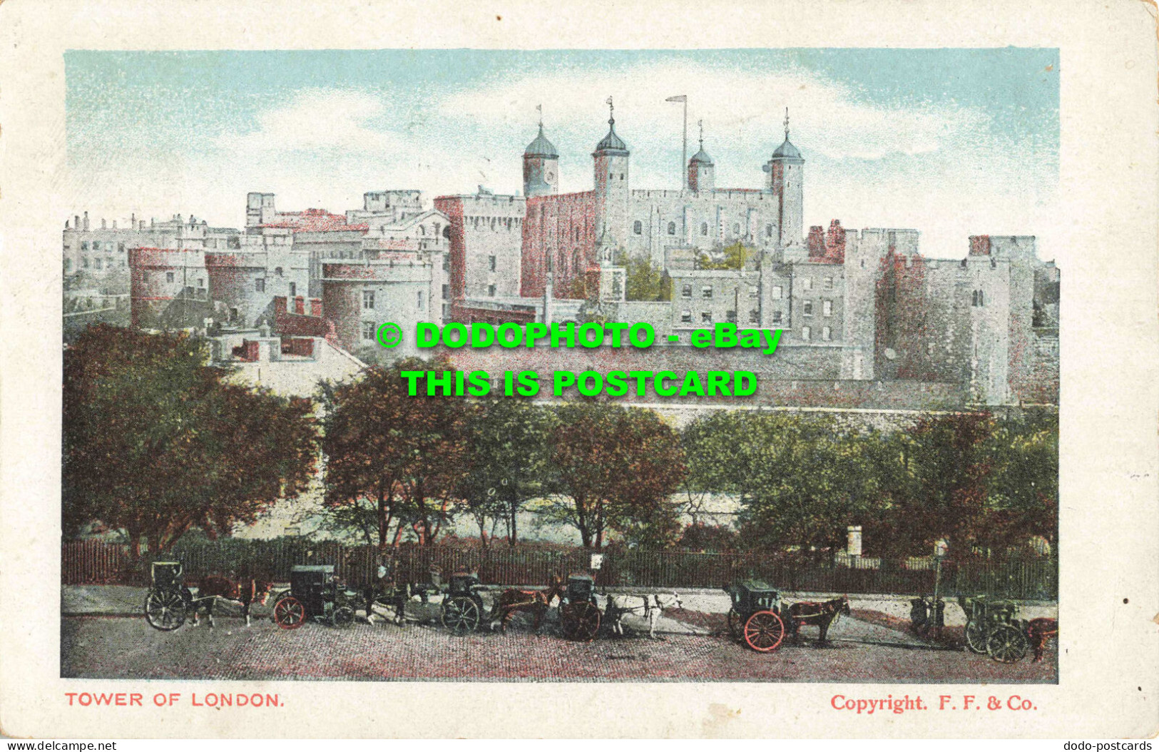 R556781 Tower Of London. F. F. 1905 - Andere & Zonder Classificatie