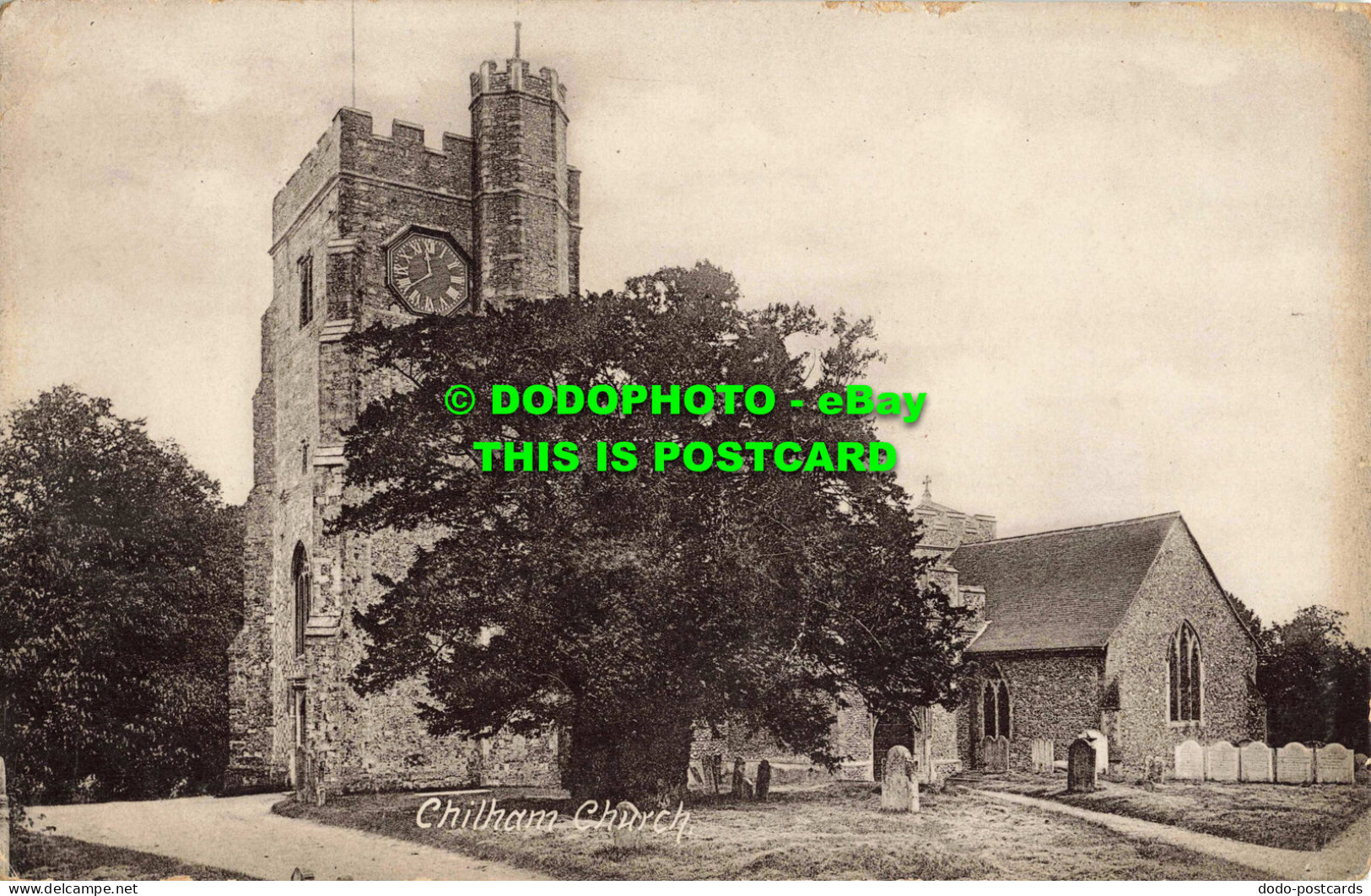 R556789 Chilham Church. Goulden And Wind. 1907. Friths Series - Mundo