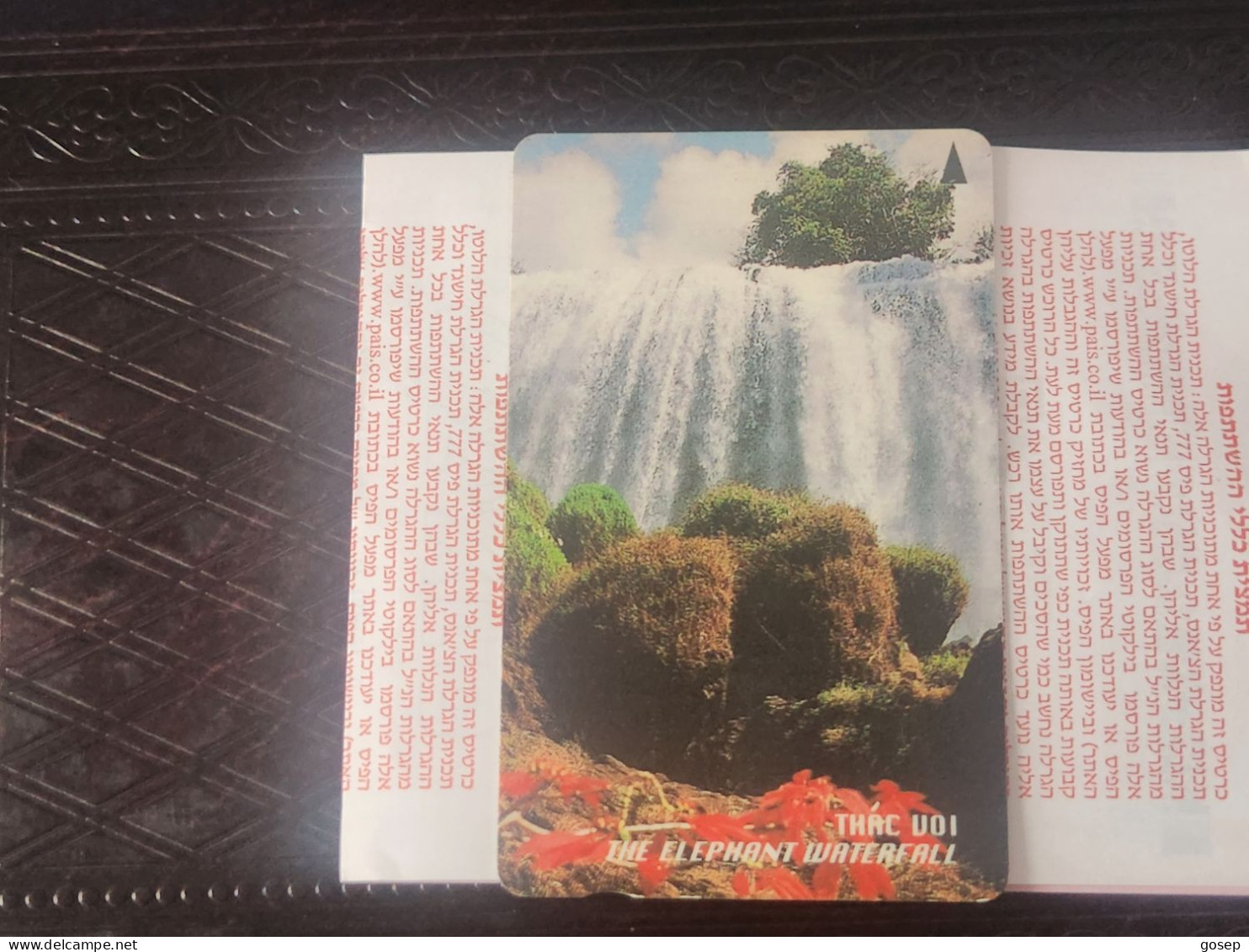 VIETNAM(14VMCA (0)-The Elephant Waterfall-(25)(14VMCA030726)(30.000 Vietnamese Dong)(tirage-40.0)used Card+1card Prepiad - Viêt-Nam