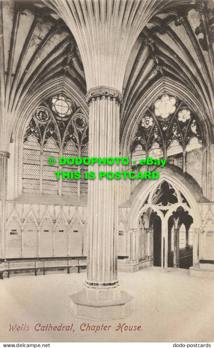 R557444 Wells Cathedral. Chapter House. F. Frith. No. 2567 B - Mundo