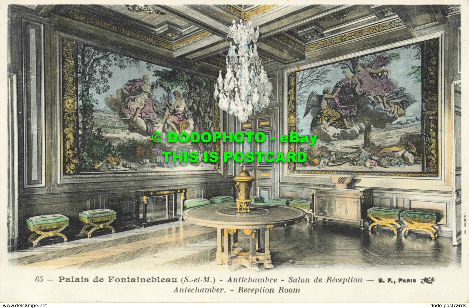 R556798 65. Palais De Fontainebleau. S. Et M. Antichambre. Salon De Reception. A - Mundo