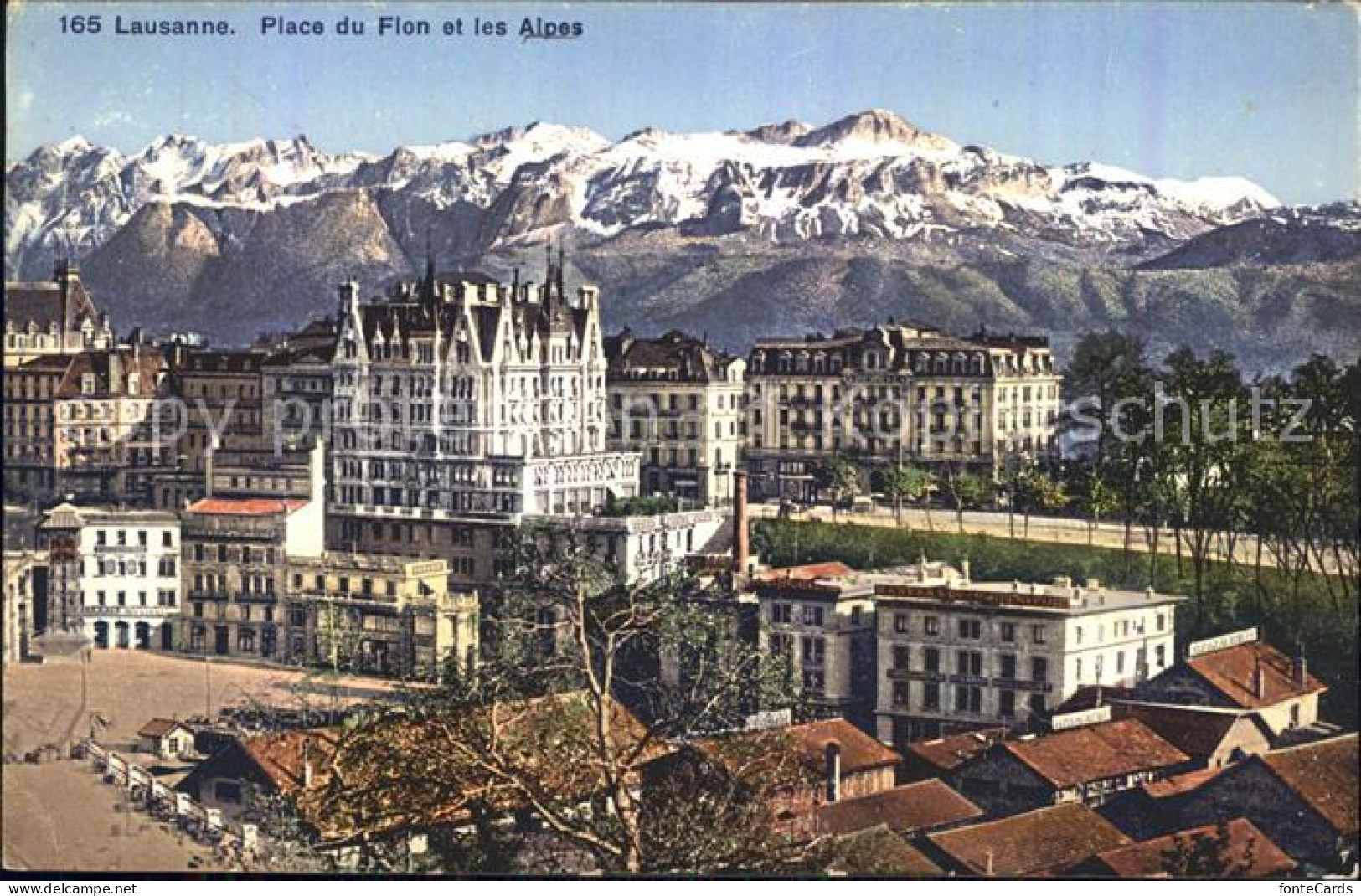 12050574 Lausanne VD Place Du Flon Et Les Alpes Lausanne - Other & Unclassified