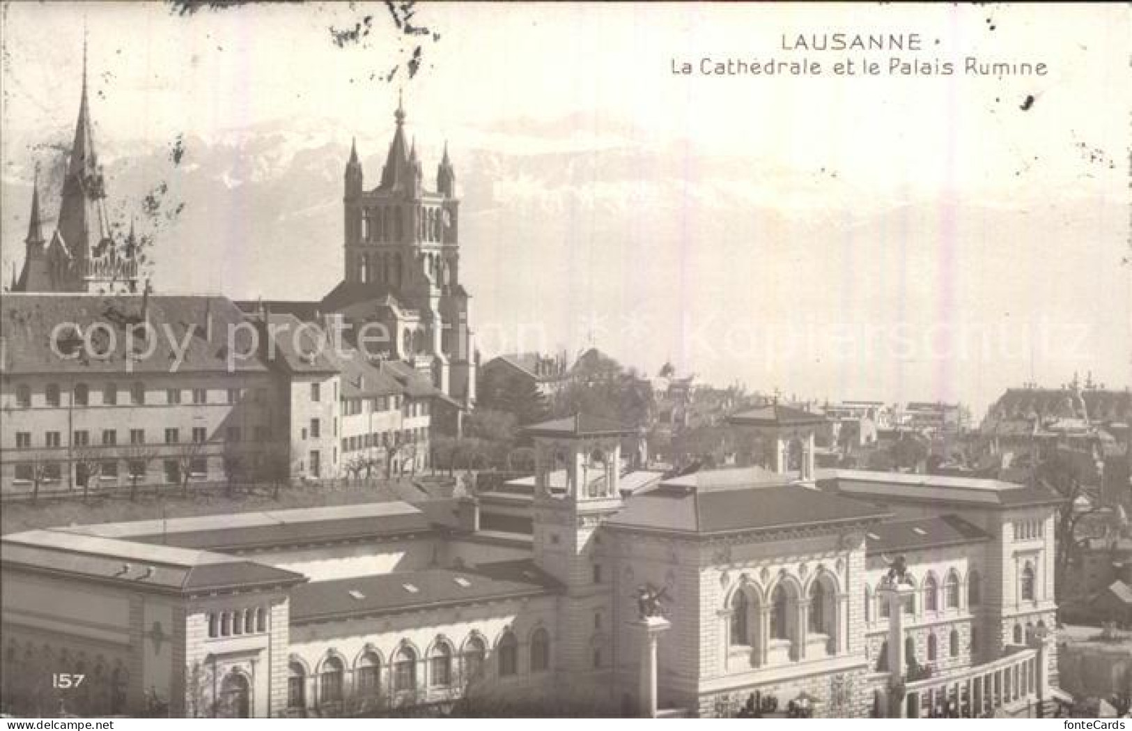 12050560 Lausanne VD Cathedrale Et Palais Rumin Lausanne - Other & Unclassified