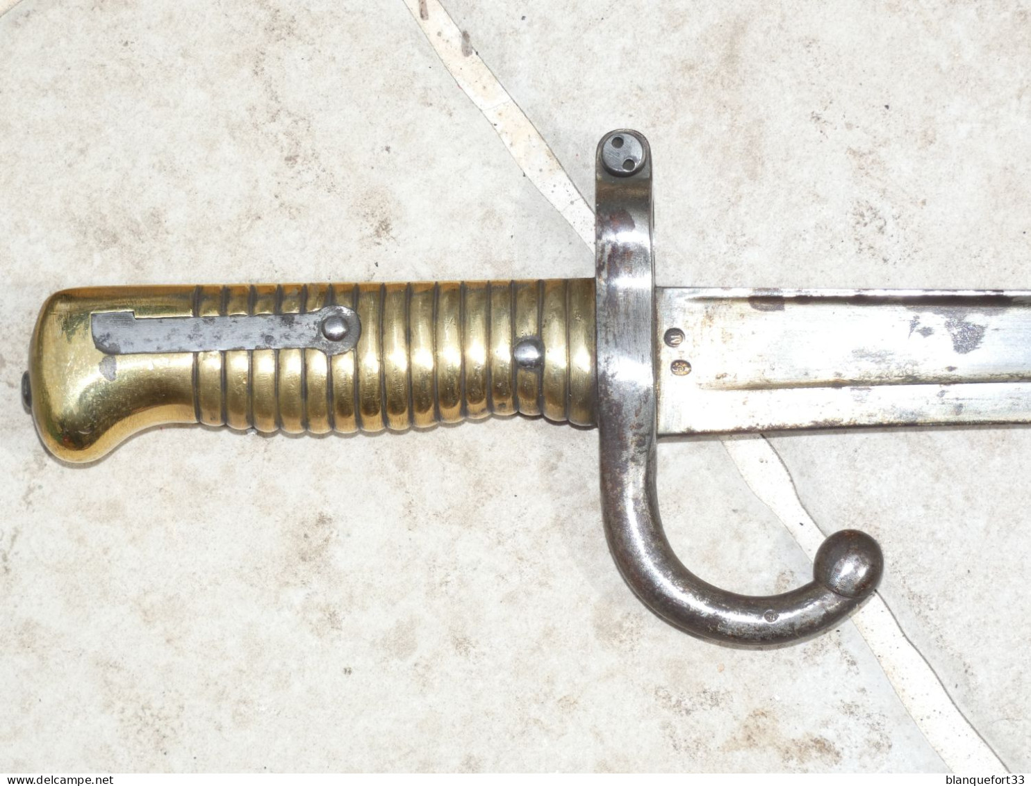 BAIONNETTE CHASSEPOT MANUFACTURE  DE ST ETIENNE 1873 LONGUEUR 69 CM 30 - Knives/Swords