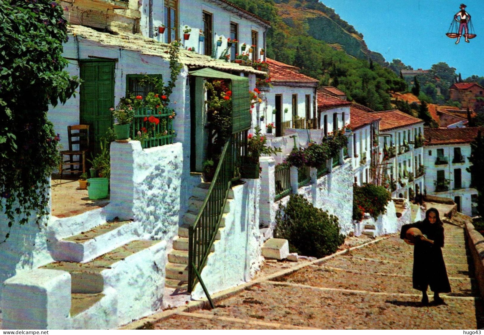 (RECTO / VERSO) MALAGA - N° 913 - SUBIDA A GIBRALFARO - BEAUX TIMBRES - CPSM GF - Málaga