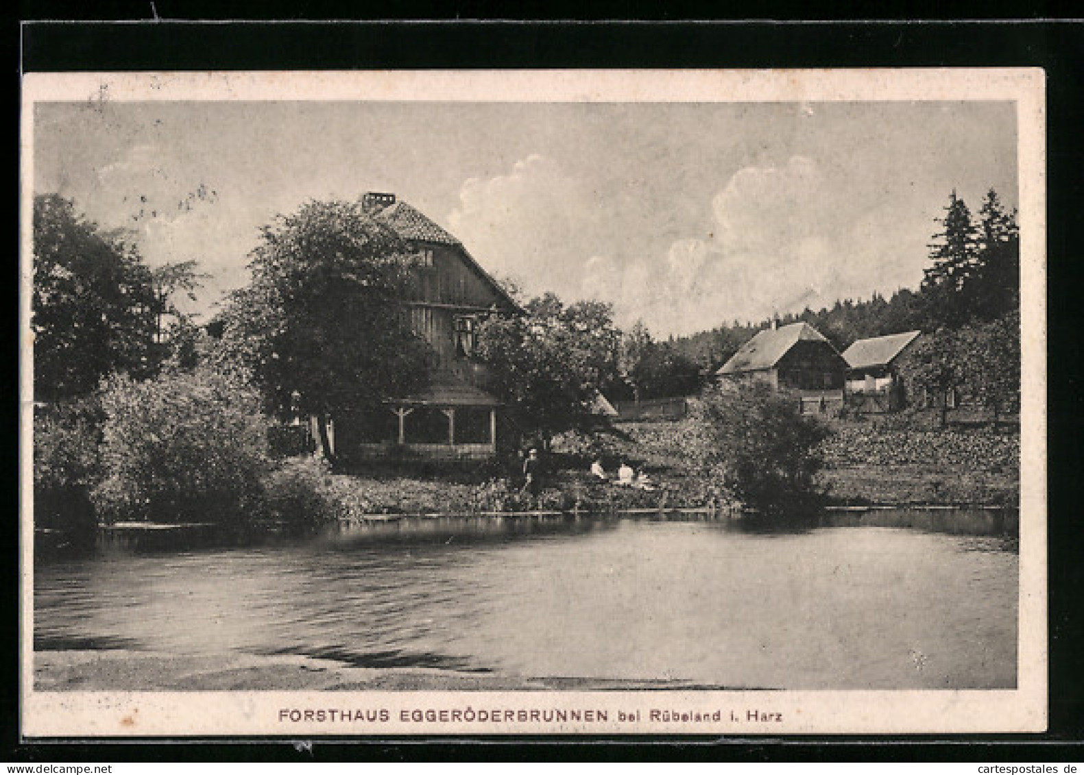 AK Rübeland / Harz, Forsthaus Eggeröderbrunnen  - Jagd