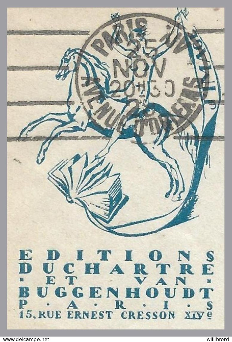 FRANCE To LUXEMBOURG 1929 1.50F PASTEUR Sole Use - Advertising - Editions Duchartre Paris - 1922-26 Pasteur