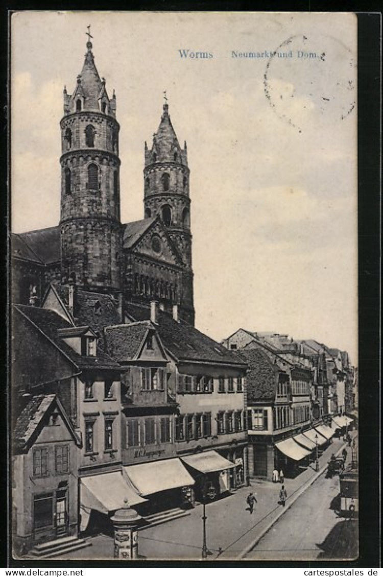 AK Worms, Neumarkt Und Dom  - Worms