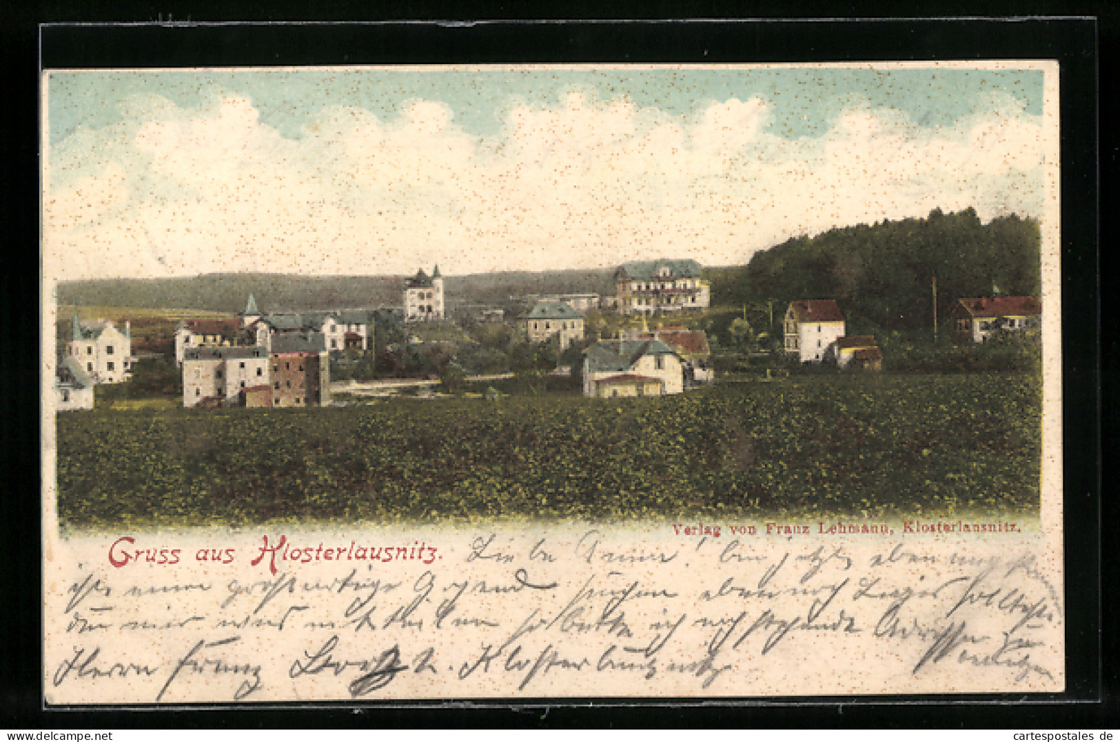 AK Klosterlausnitz, Ortsansicht Vom Feld Aus  - Bad Klosterlausnitz