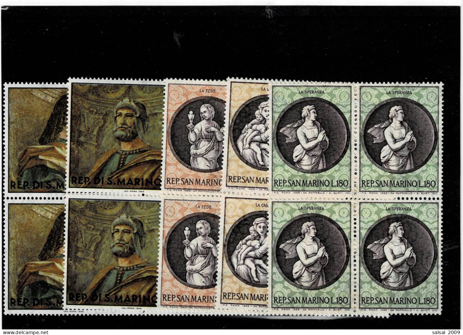 SAN MARINO ,"Bramante +Natale",2 Serie Complete MNH In Quartine ,qualita Ottima - Neufs