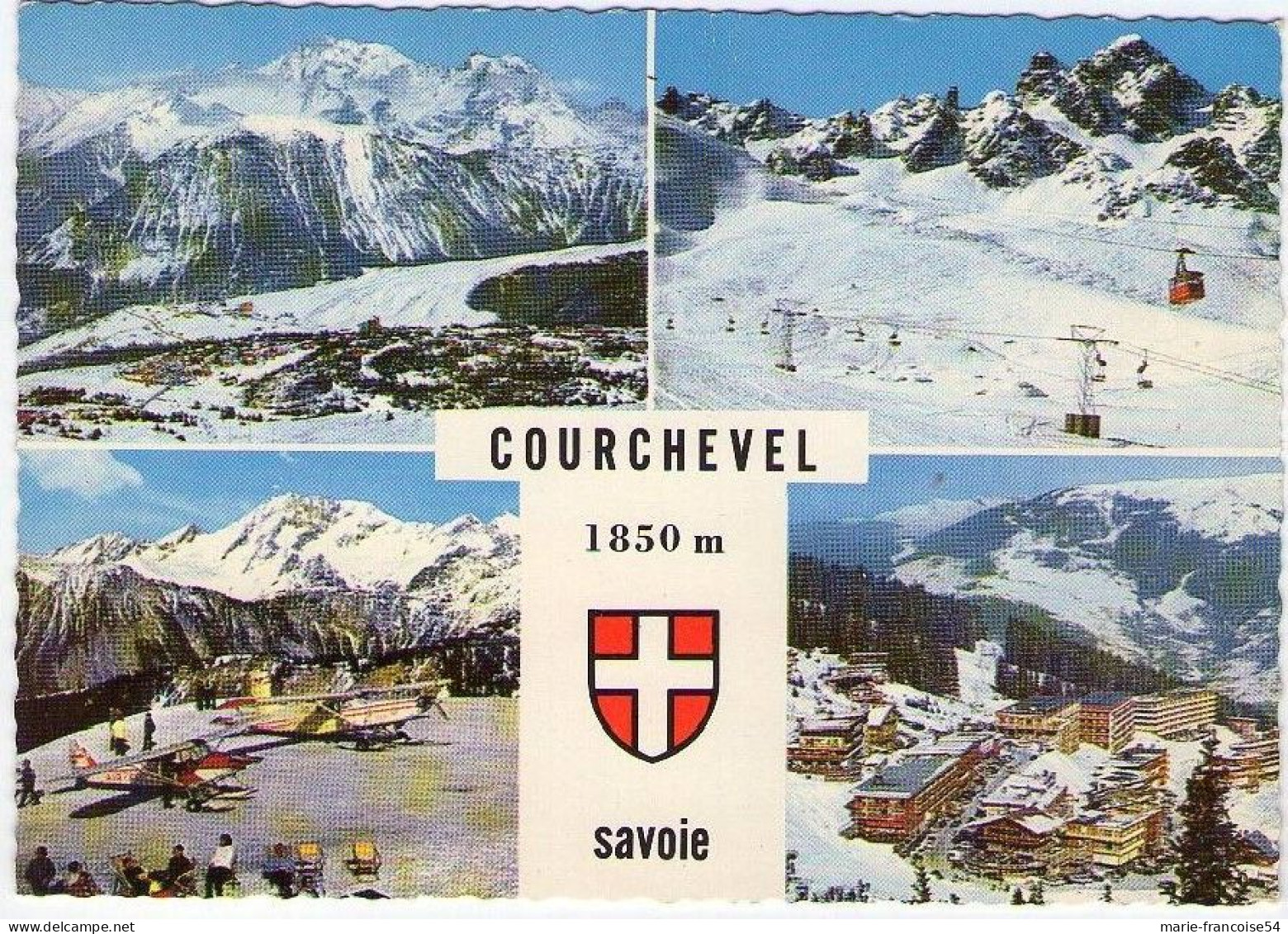 COURCHEVEL 1850 M - Multivues - Blason Savoie - Courchevel