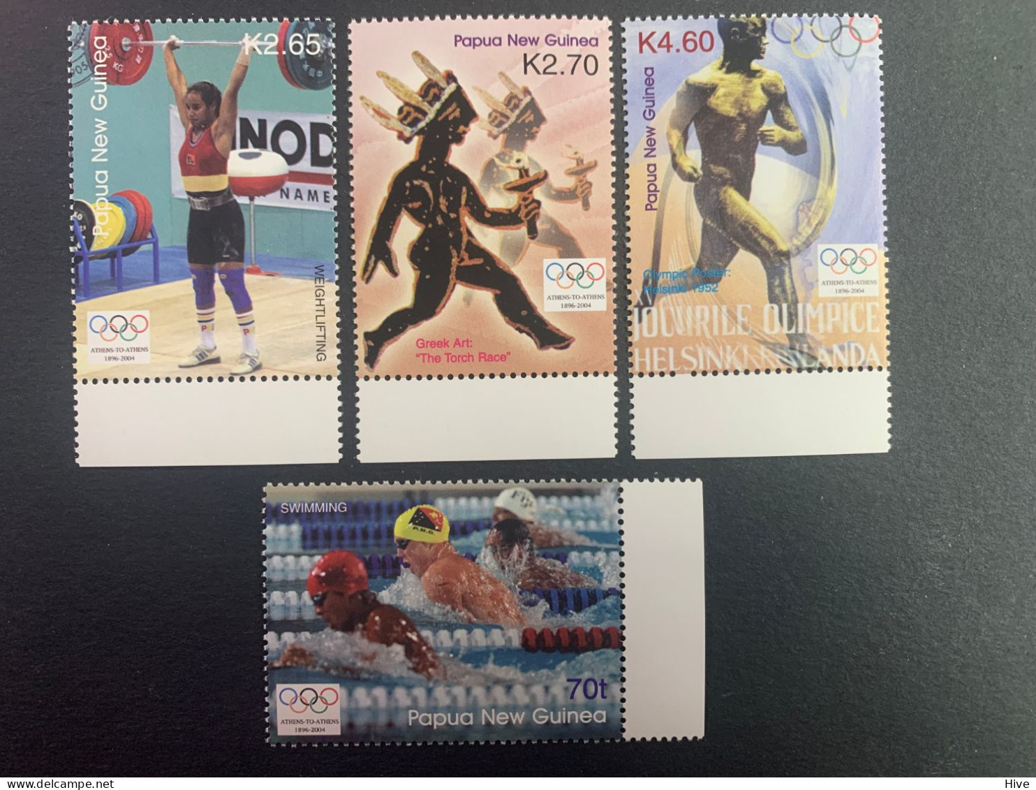 Papua New Guinea 2004 SG1034-1037 Olympics Set MNHH - Papouasie-Nouvelle-Guinée