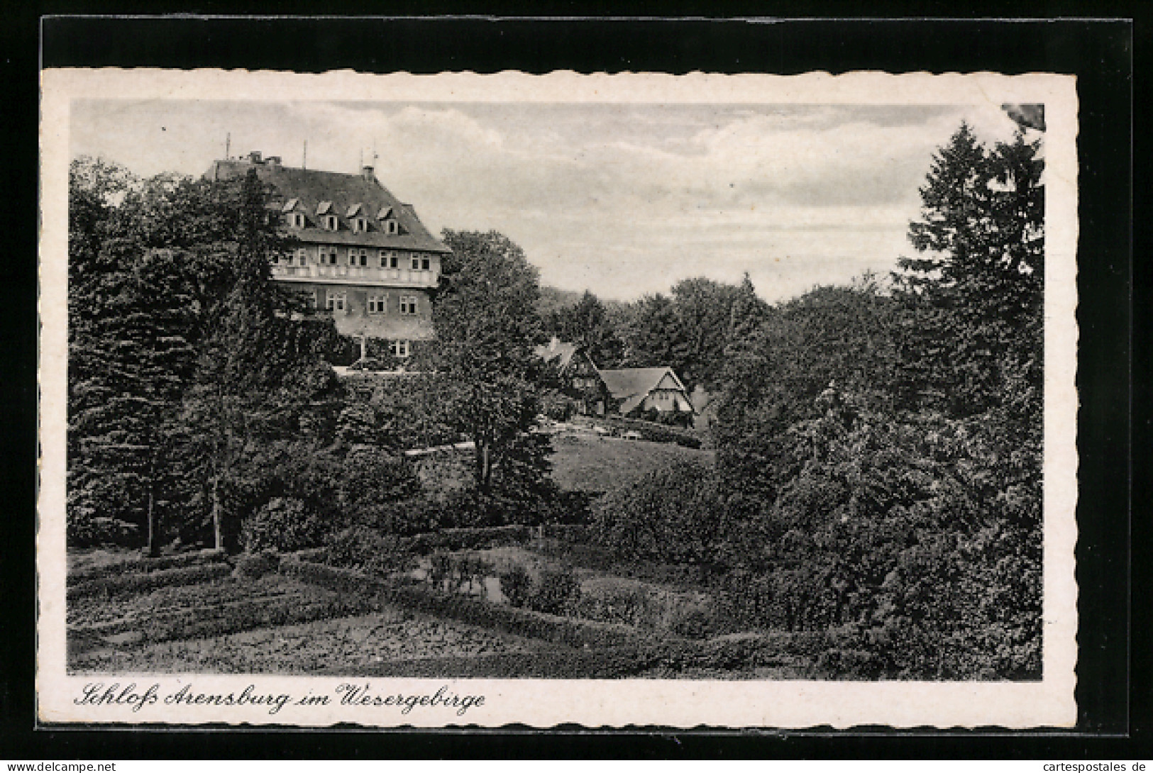 AK Rinteln-Steinbergen, Schloss Arensburg Im Wesergebirge  - Rinteln