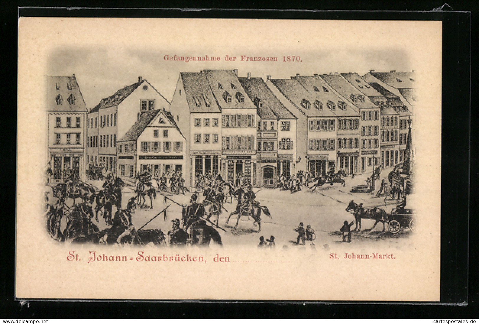 AK Saarbrücken-St. Johann, St. Johann-Markt  - Saarbruecken