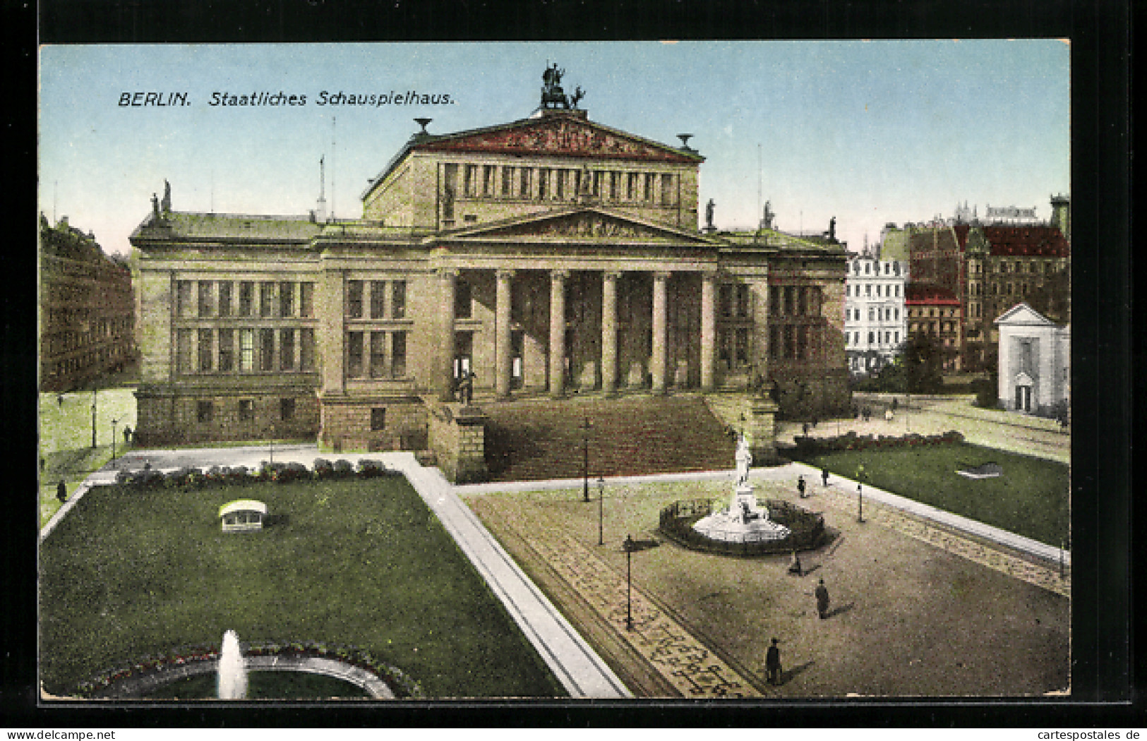 AK Berlin, Staatliches Schauspielhaus, Gendarmenmarkt  - Mitte