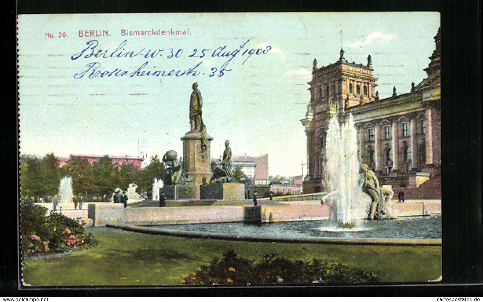 AK Berlin, Bismarckdenkmal  - Tiergarten