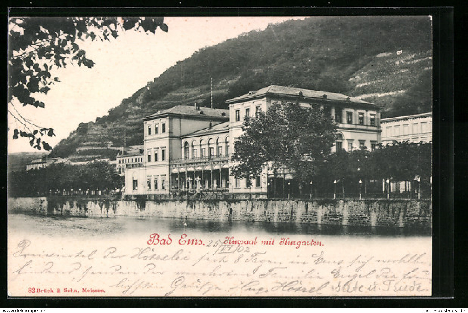 AK Bad Ems, Kursaal Mit Kurgarten  - Bad Ems