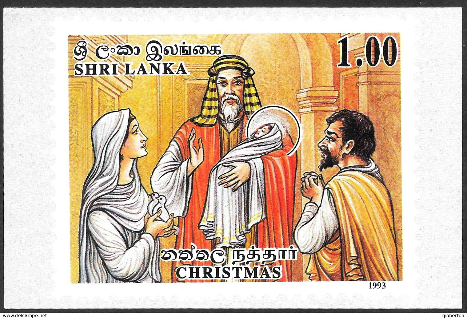 Shri Lanka: Intero, Stationery, Entier, Natività, Nativity, Nativité - Christmas
