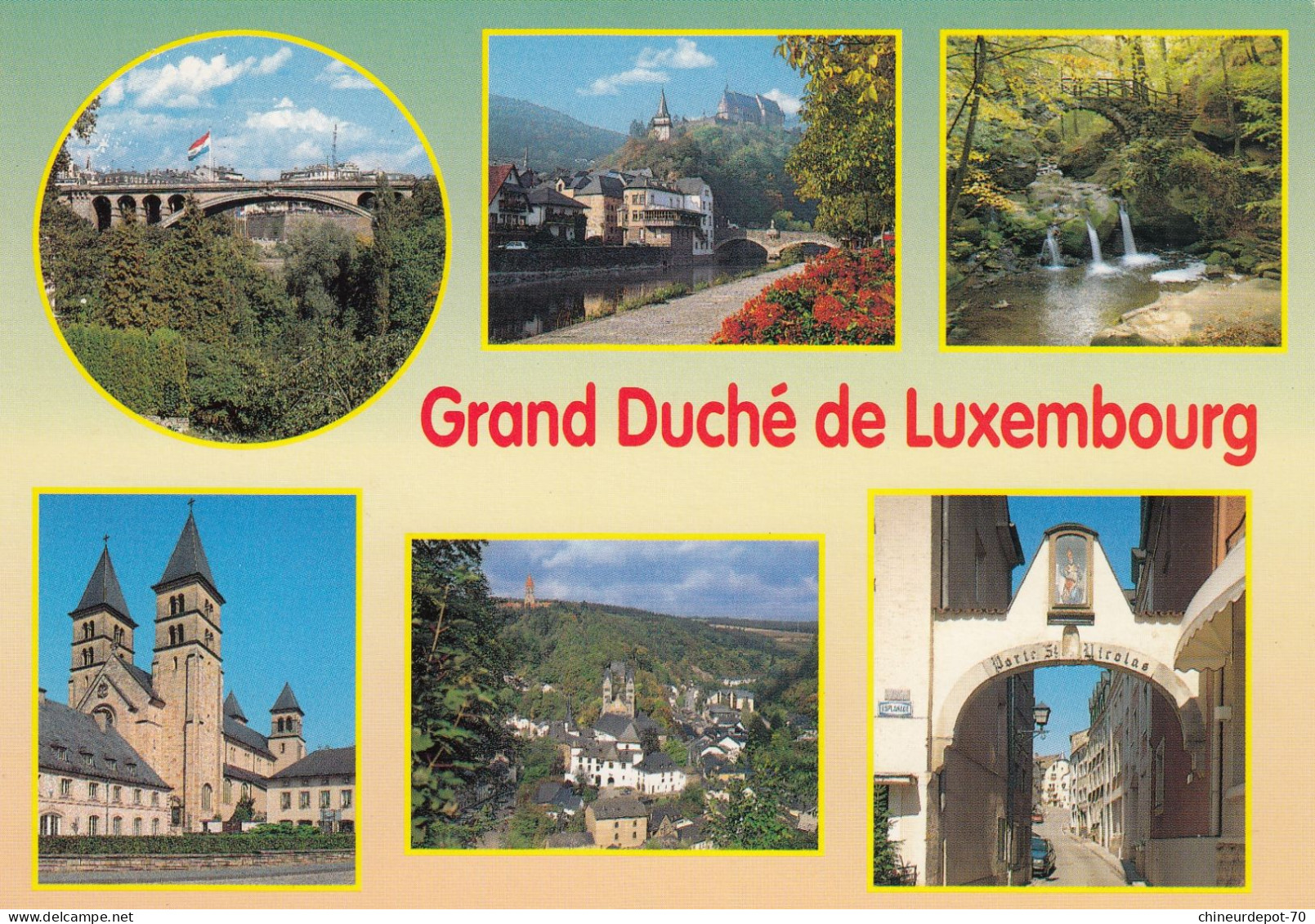 GRAND DUCHE DU LUXEMBOURG  MULTIVUE - Other & Unclassified