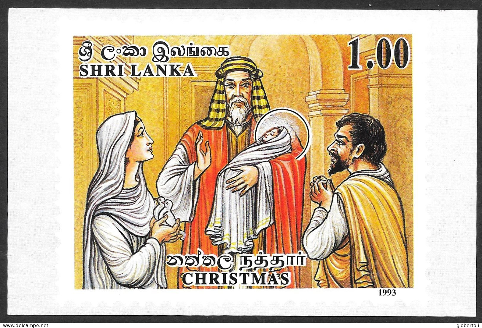 Shri Lanka: Intero, Stationery, Entier, Natività, Nativity, Nativité - Weihnachten