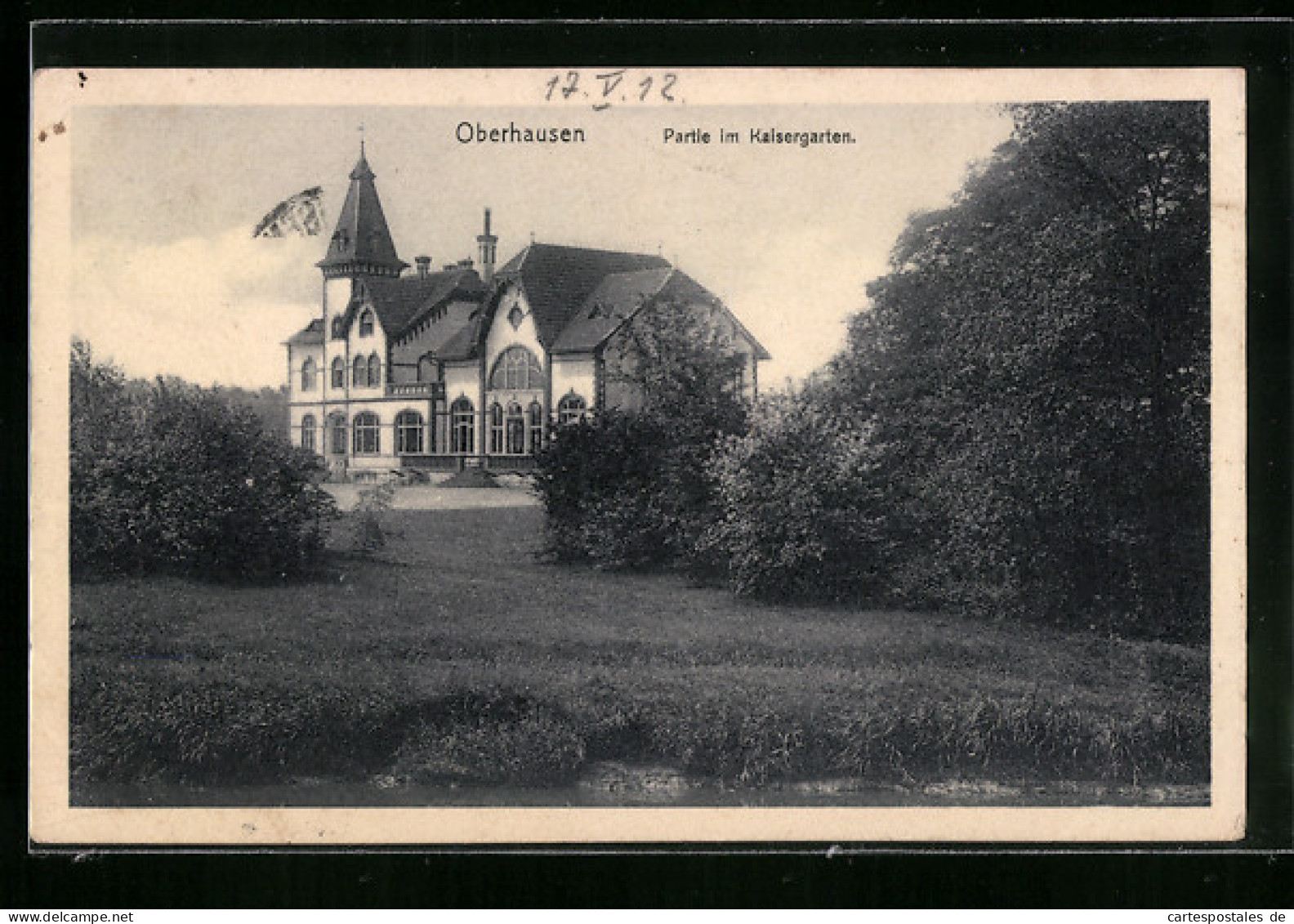 AK Oberhausen, Partie Im Kaisergarten  - Oberhausen