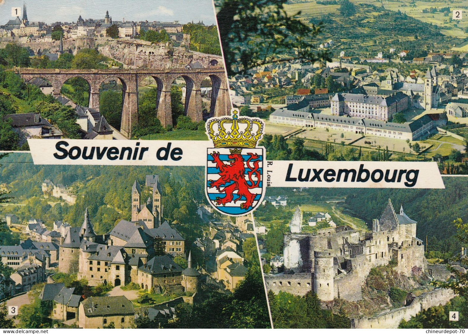 GRAND DUCHE DU LUXEMBOURG  MULTIVUE - Other & Unclassified