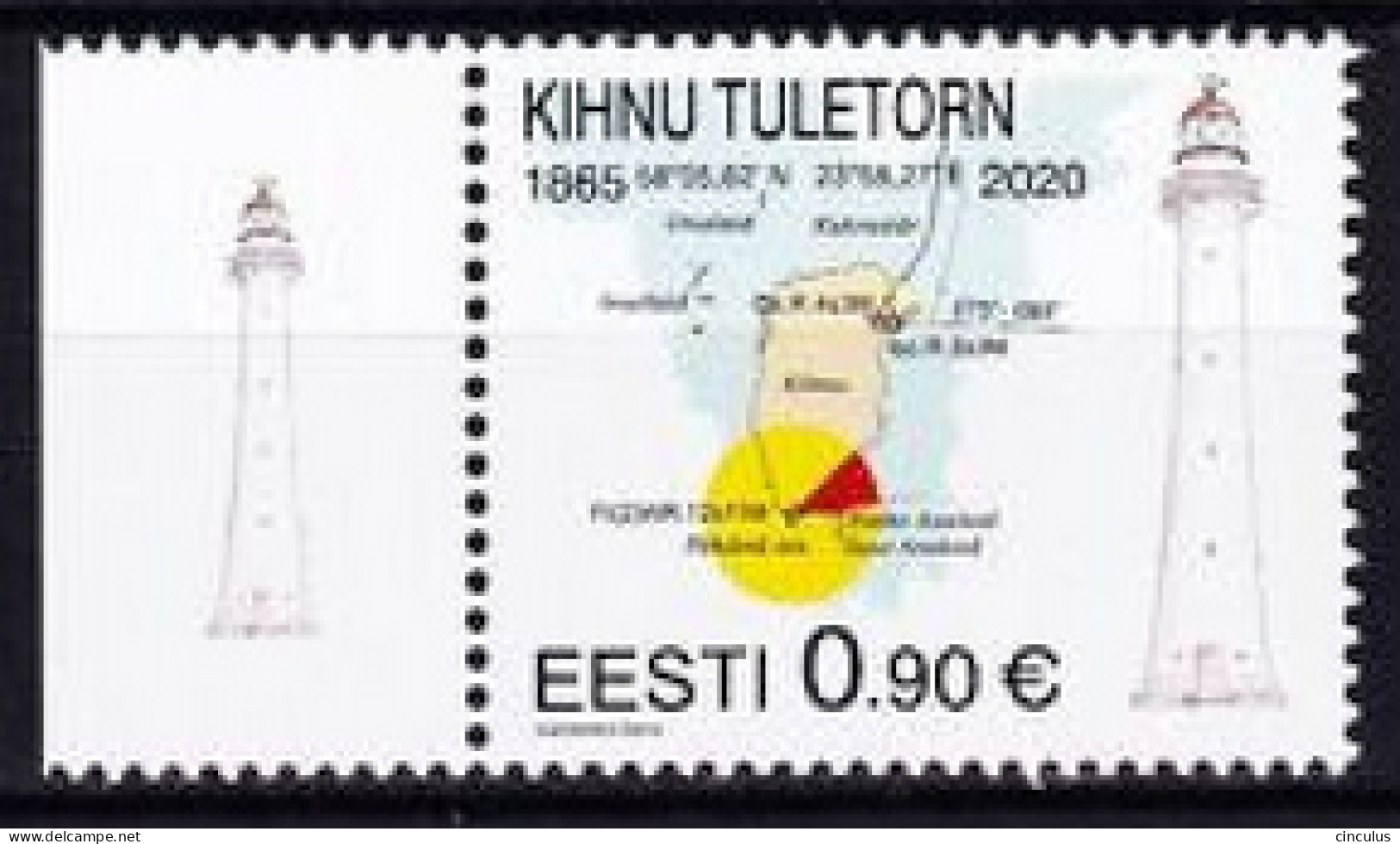 2020. Estonia. Kihnu Lighthouse. MNH. Mi. Nr. 1000 - Estonia
