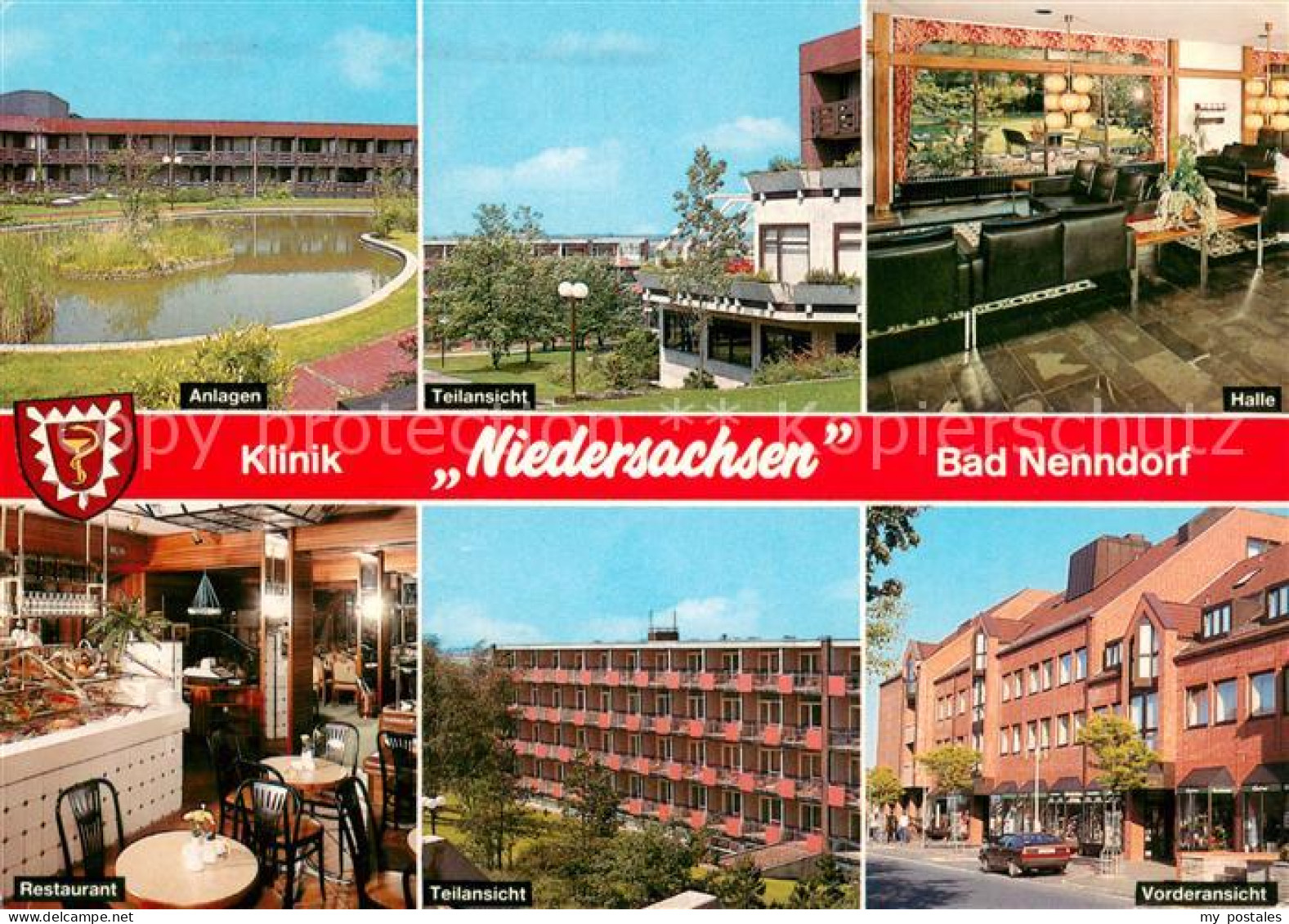 73686073 Bad Nenndorf Klinik Niedersachsen Anlagen Teilansicht Halle Restaurant  - Bad Nenndorf