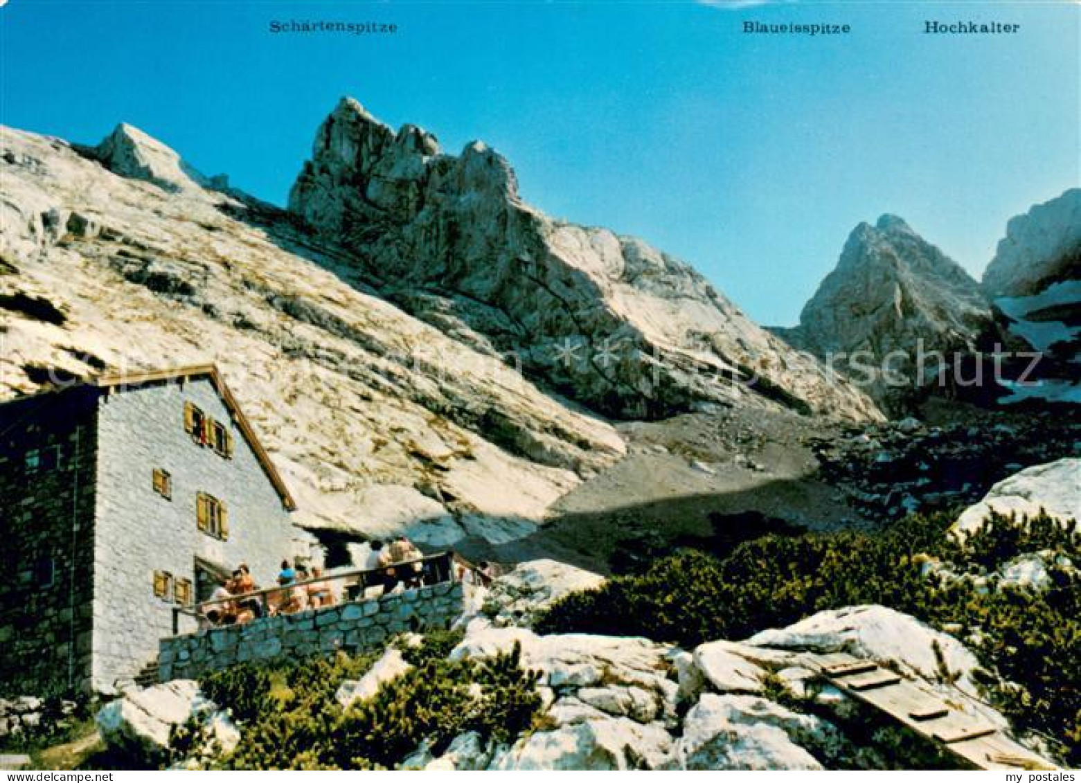 73686053 Blaueishuette Berchtesgaden Mit Schaertenspitze Und Hochkalter  - Berchtesgaden