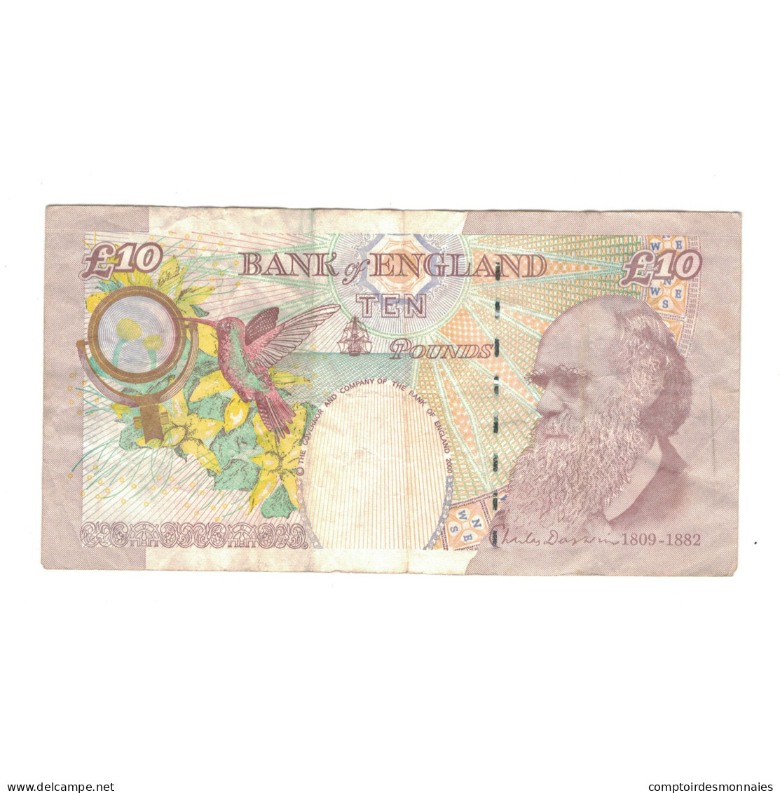 Billet, Grande-Bretagne, 10 Pounds, 2000, KM:389a, TB+ - 10 Pounds