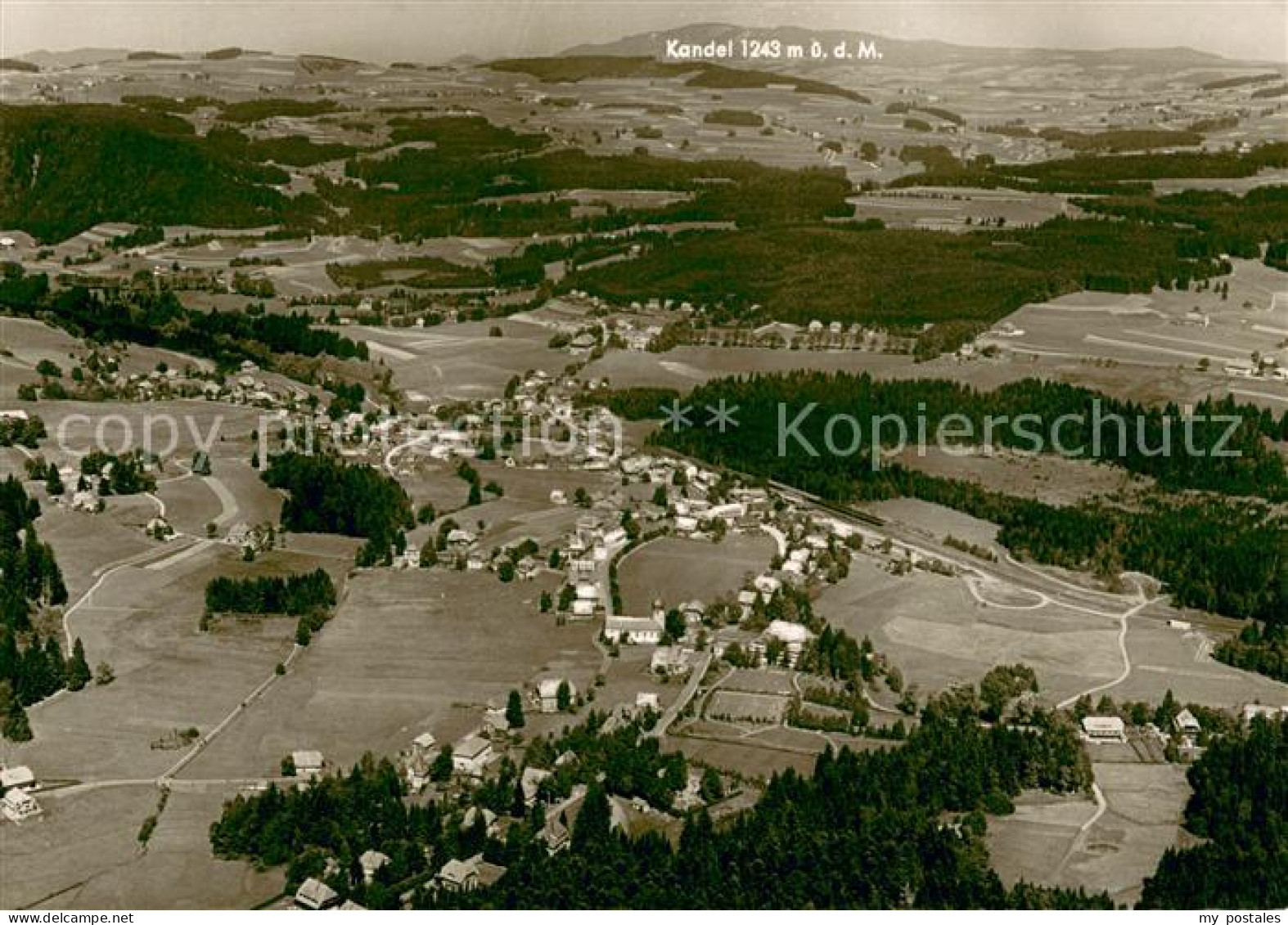 73686037 Hinterzarten Fliegeraufnahme Mit Kandel Hinterzarten - Hinterzarten