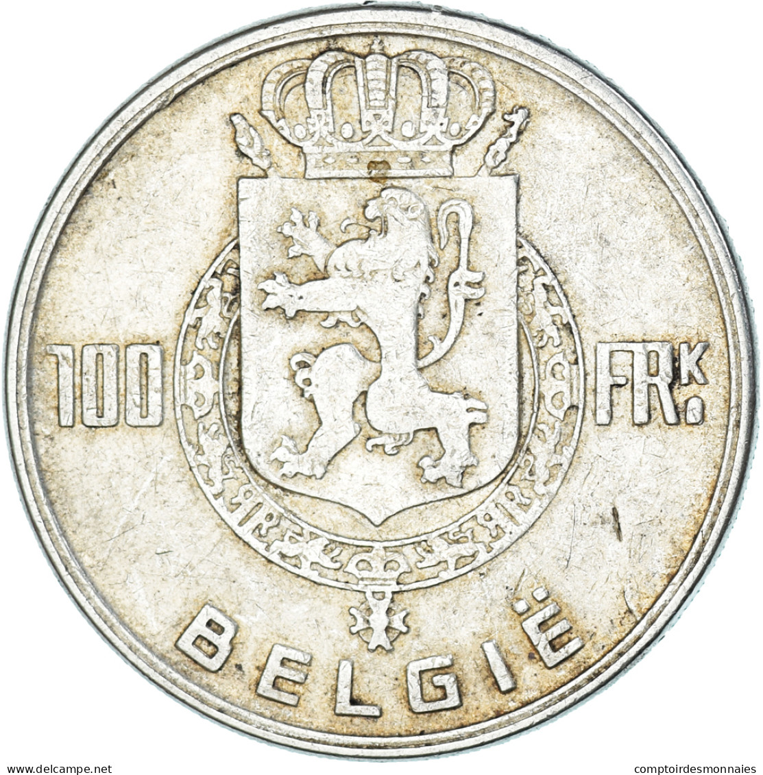 Monnaie, Belgique, Régence Prince Charles, 100 Francs, 100 Frank, 1951 - 100 Franc