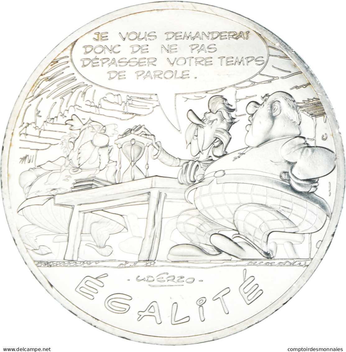 France, Monnaie De Paris, 10 Euro, Astérix Égalité (Le Cadeau De César) - France