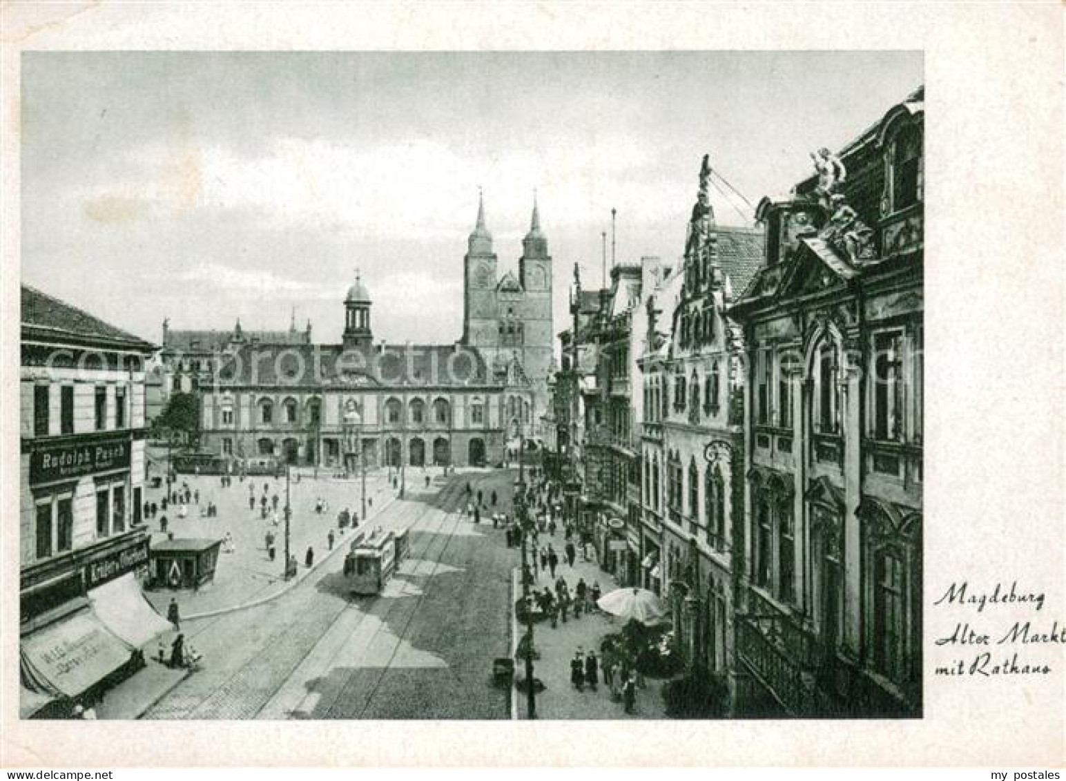 73686001 Magdeburg Alter Markt Mit Rathaus Magdeburg - Magdeburg