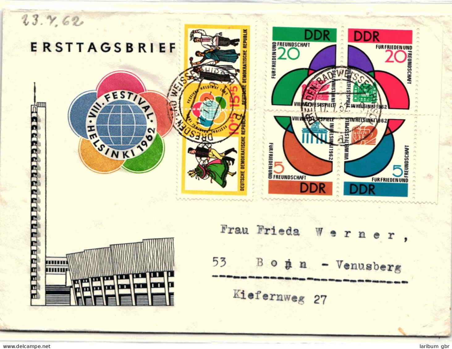 DDR 901-904, 905-906 Als Ersttagsbrief #IU197 - Other & Unclassified